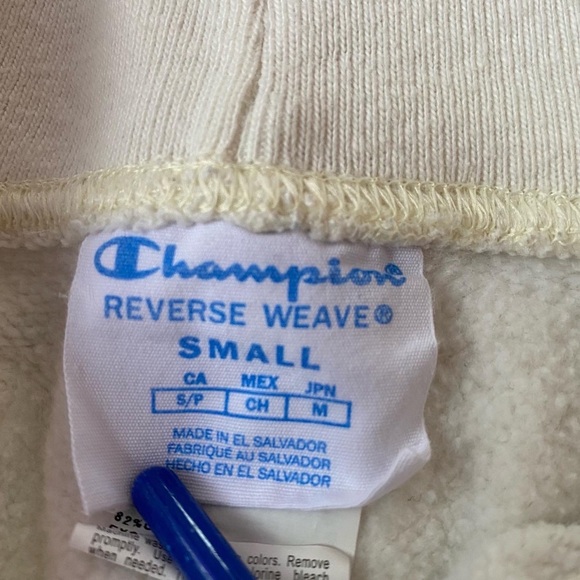 ☁️🤍VINTAGE cream champion sweat pants!!! - Picture 4 of 4